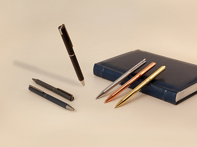 Ручка металлическая шариковая Bergamo