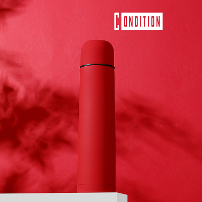 Термос софт-тач Yanemal 1 л. (красный) (Красный)