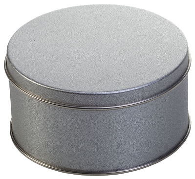 Коробка Pragmax S, круглая, серебристая (Серебристый)
