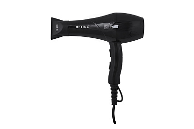 Фен DEWAL BEAUTY Optima Black , 2200 Вт, 1 насадка (Черный)