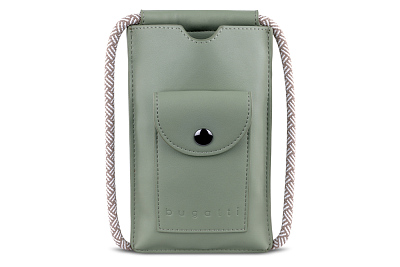 Сумка-чехол для мобильного телефона BUGATTI Almata, мятная, полиуретан, 11x2x18 см