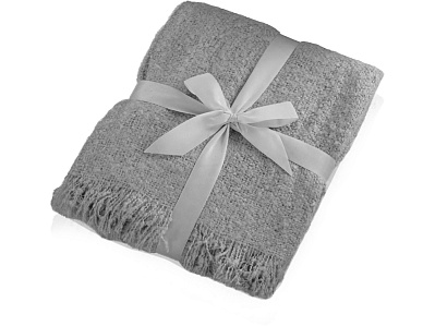 Плед акриловый Mohair (Серый)