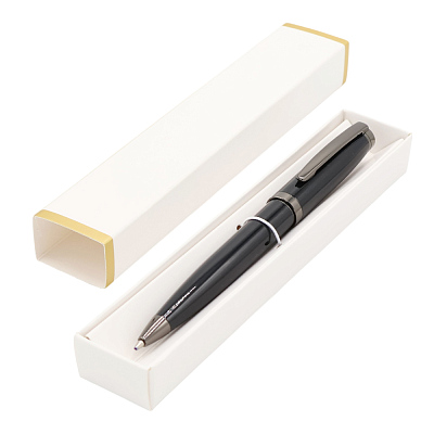 Ручка Betty в коробке Cradle белой с позолотой, чёрная (Чёрный)