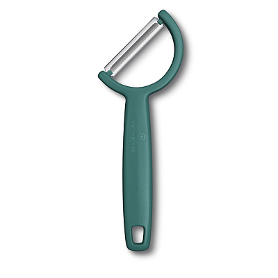 Овощечистка VICTORINOX RHO, прямое лезвие из нержавеющей стали, зеленая (Зеленый)