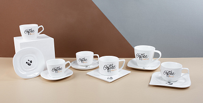 Чайная пара "Гармония", белый