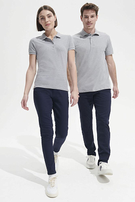 Рубашка поло женская People 210, голубая