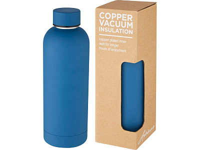 Медная бутылка Spring с вакуумной изоляцией (Синий)