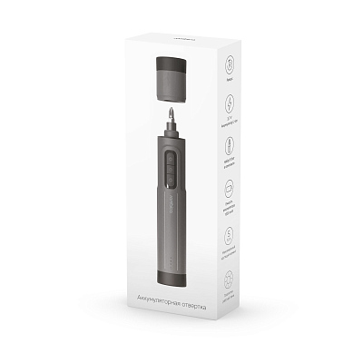 Аккумуляторная отвертка Rombica MyKit S1, черный