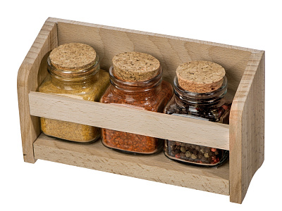 Набор специй и приправ Delicio (Натуральный, прозрачный)