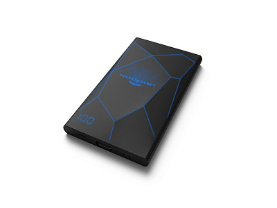 Внешний аккумулятор Geo, 4000 mAh (Чёрный)