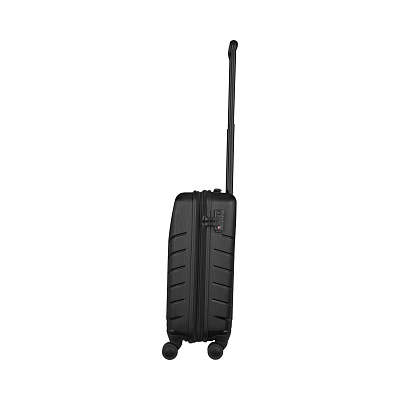 Чемодан WENGER Pegasus, чёрный, поликарбонат+АБС-пластик, малый, 40х54х20 см, 39 л