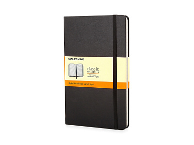 Записная книжка А6 (Pocket) Classic (в линейку) (Черный)