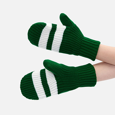 Варежки Winwear, зеленые (глубокий зеленый)