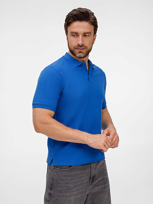 Рубашка поло унисекс Upswing, ярко-синяя