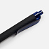 Ручка шариковая Prodir QS01 PRT-T Soft Touch, черная с синим - Фото 5