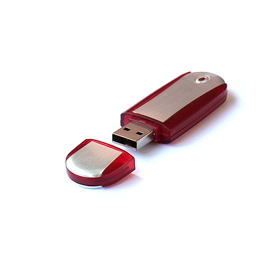 Пластик-металл 04 Эргономик овал, зеленый, 4Гб