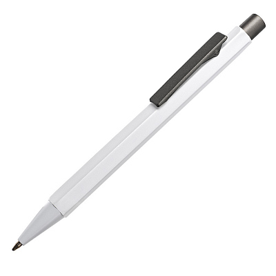 Ручка шариковая SCALEN (Белый, темно-серый)