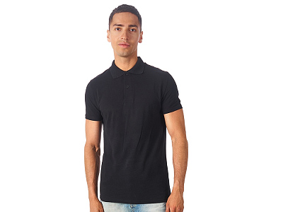 Рубашка поло First 2.0 мужская (Чёрный)