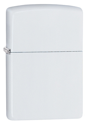 Зажигалка ZIPPO Classic с покрытием White Matte, латунь/сталь, белая, матовая, 38x13x57 мм (Белый)