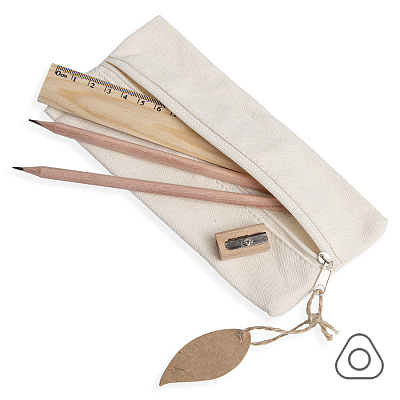 Пенал SUIT с наполнением (Бежевый)