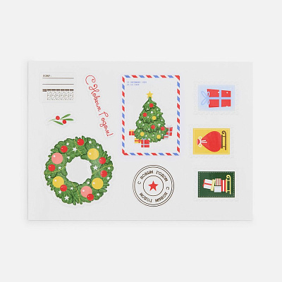 Стикерпак UV-DTF Thematik новогодний