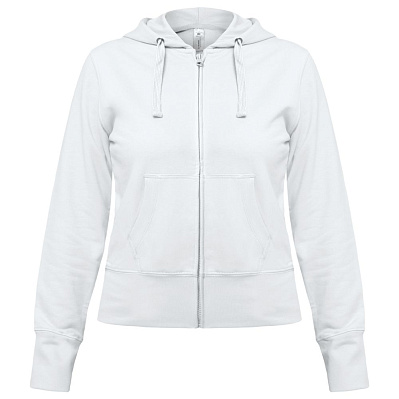 Толстовка женская Hooded Full Zip белая (Белый)