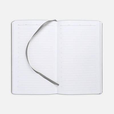 Ежедневник Nova Round, недатированный, серый