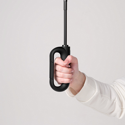 Зонт складной Азимут (Azimut), черный