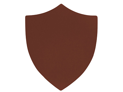 Патч Щит, soft-touch (Коричневый)