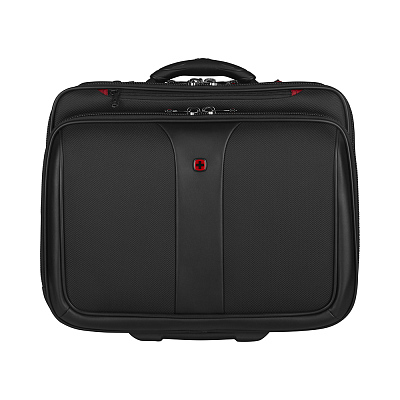 Мобильный офис WENGER Patriot с чехлом для ноутбука 15,6'' , 100% полиэстер 43х41х31 см, 25 л (Черный)