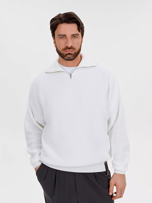 Джемпер Siluetti Birne, молочно-белый