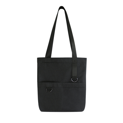 Шоппер Superbag ZIP, с двумя карманами и молнией (черный)