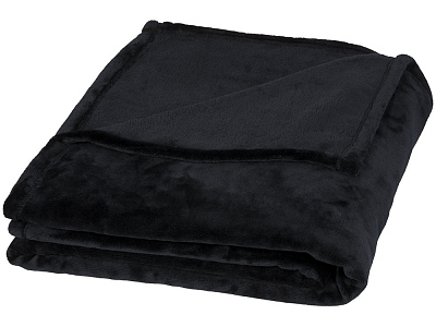 Ультра-плюшевый плед Mollis (Черный)