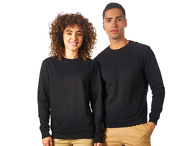 Свитшот Motion с начесом, унисекс (Чёрный)