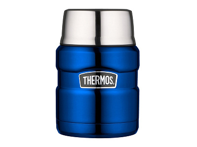 Термос для еды с ложкой Thermos King-SK3020 (Синий)