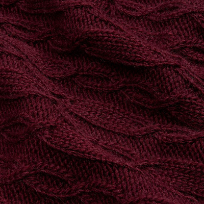 Плед Knitline, темно-красный (бордовый)