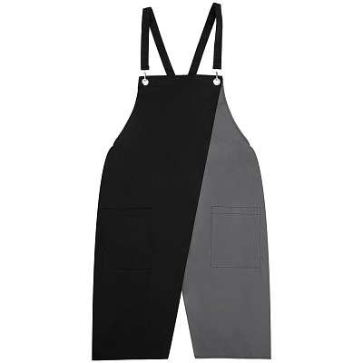 Фартук Picante, черный с темно-серым (Серый)