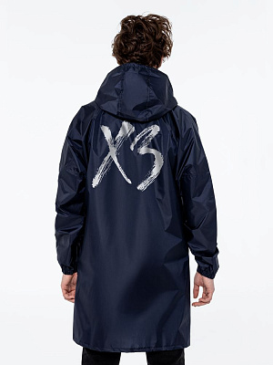 Дождевик «ХЗ», темно-синий с серебристым (Тёмно-синий)