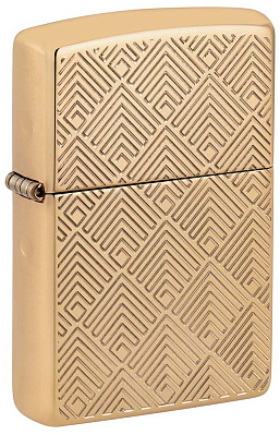 Зажигалка ZIPPO Armor® с покрытием High Polish Brass латунь/сталь золотистая 38x13x57 мм