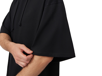 Худи оверсайз с коротким рукавом Warsaw унисекс