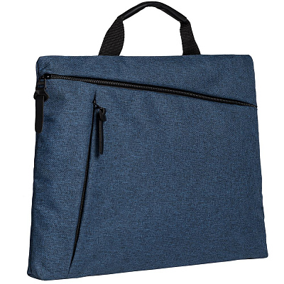 Сумка для документов HotDoc, темно-серая (Синий)