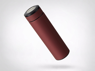 Термос Confident с покрытием soft-touch