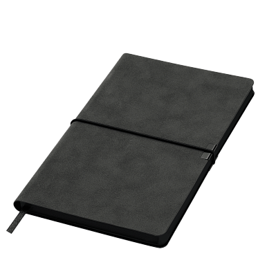 Ежедневник In Velour недатированный, черный (Черный, серый, бежевый)