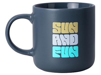 Кружка Rita с тампопечатью (Серый антрацит)