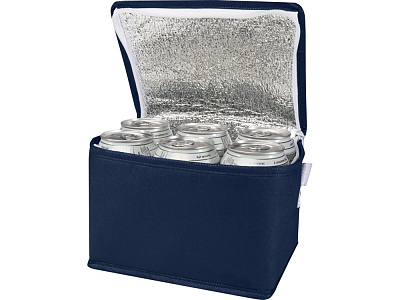 Сумка-холодильник Spectrum из переработанного нетканого материала (Синий navy)