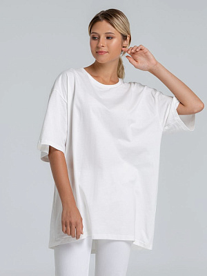 Футболка оверсайз «Чистая соль», молочно-белая (Белый)