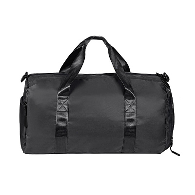 Сумка спортивная "Gym"; чёрная; 45х21х20 см; полиэстер (Чёрный)
