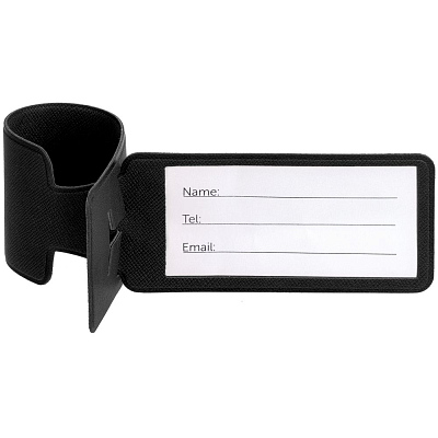 Багажная бирка Devon, черная (Чёрный)