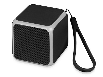 Портативная колонка Cube с подсветкой (Черный)