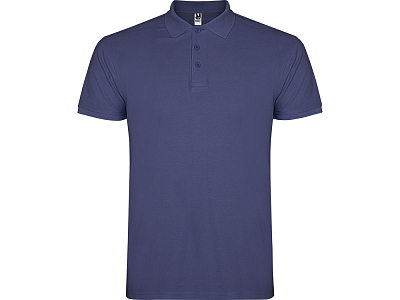 Рубашка поло Star мужская (Синий индиго)